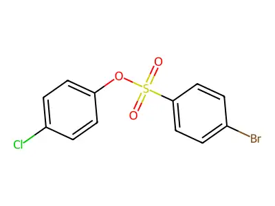 (4-Chlorophenyl) 4-bromobenzenesulfonate structure