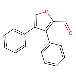 3,4-Diphenylfuran-2-carbaldehyde structure
