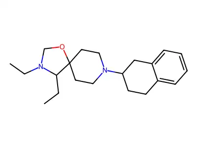 3',4'-Diethyl-1- spiro[piperidine-4,5'-oxazolidine] structure