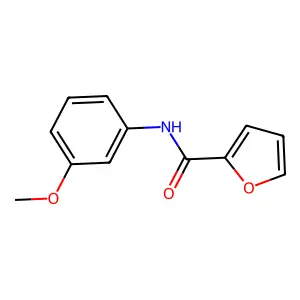 N-(3-methoxyphenyl)furan-2-carboxamide structure