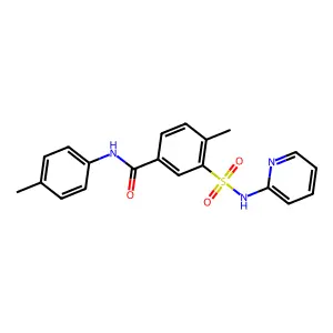 4-methyl-N-(4-methylphenyl)-3-(pyridin-2-ylsulfamoyl)benzamide structure
