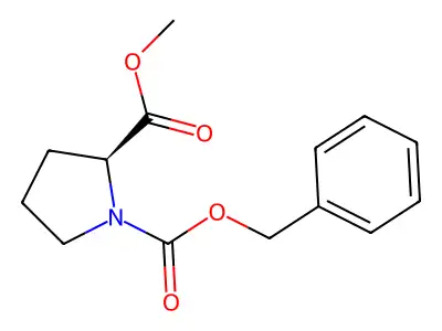 (S)-1-Benzyl 2-methyl pyrrolidine-1,2-dicarboxylate structure