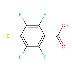 2,3,5,6-Tetrafluoro-4-mercaptobenzoic Acid structure