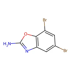 5,7-二溴-2-苯并恶唑胺 structure