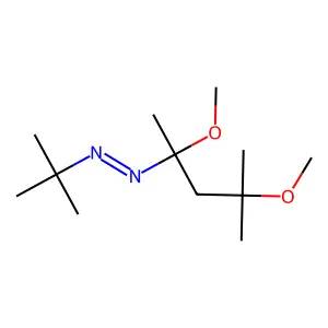 Diazene, 1-(1,3-dimethoxy-1,3-dimethylbutyl)-2-(1,1-dimethylethyl)- structure