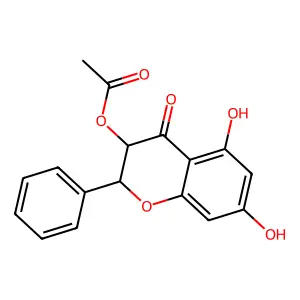 Pinobanksin 3-acetate structure