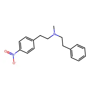 Benzeneethanamine, N-methyl-4-nitro-N-(2-phenylethyl)- structure