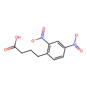2,4-二硝基苯丁酸 structure