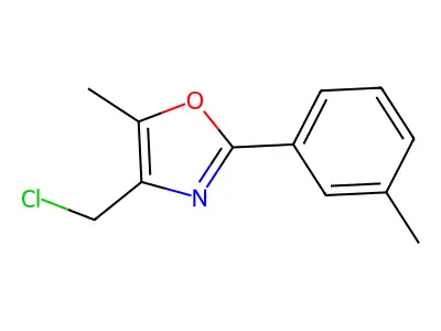 4-(Chloromethyl)-5-Methyl-2-(3-Methylphenyl)-1,3-Oxazole structure