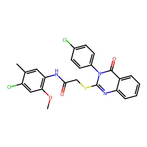 C24H19Cl2N3O3S structure