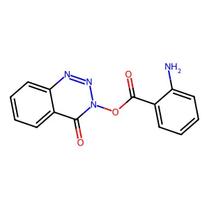 3-[(2-Aminobenzoyl)oxy]-1,2,3-benzotriazin-4(3H)-one structure