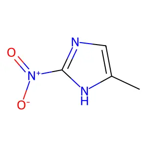 Imidazole, 4-methyl-2-nitro-, mixed with 5-methyl-2-nitroimidazole (1:1) structure