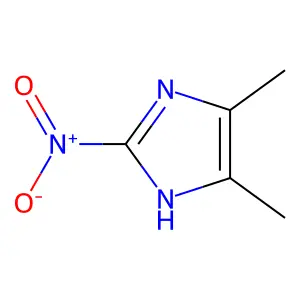 4,5-dimethyl-2-nitro-1H-imidazole structure