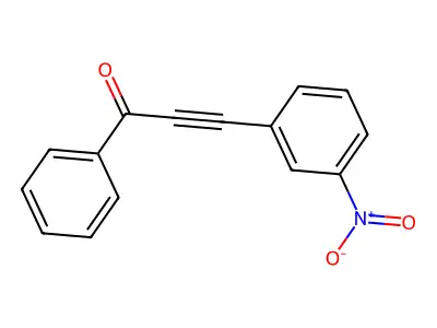 3-(3-Nitrophenyl)-1-phenyl-2-propyn-1-one structure