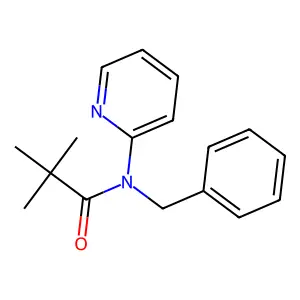 N-苄基-2,2-二甲基-N-(吡啶-2-基)丙酰胺 structure