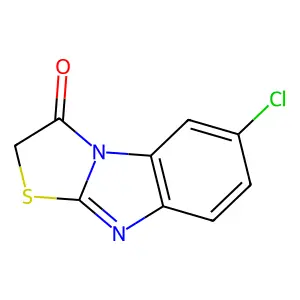 6-chloro[1,3]thiazolo[3,2-a]benzimidazol-3(2H)-one structure
