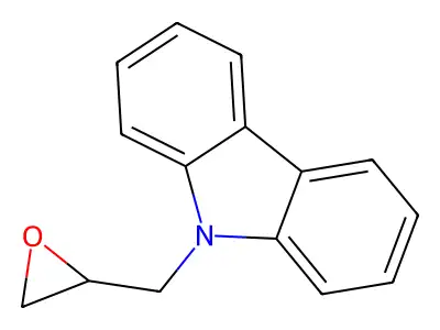 9-[(oxiran-2-yl)methyl]-9H-carbazole structure
