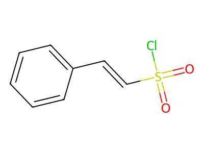 (E)-2-phenylethene-1-sulfonyl chloride structure