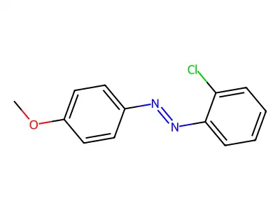 Diazene, (2-chlorophenyl)(4-methoxyphenyl)- structure