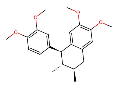 (-)-Galbulin structure