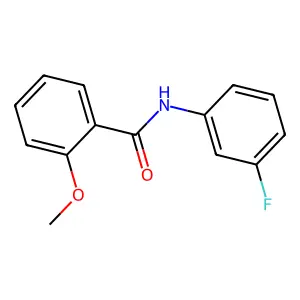 N-(3-Fluorophenyl)-2-methoxybenzamide structure