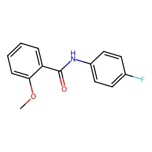 Benzamide, N-(4-fluorophenyl)-2-methoxy- structure