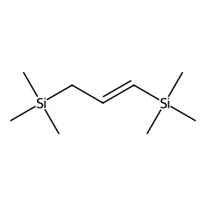 1,3-Di(trimethylsilyl) 1-propene structure