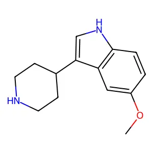 5-methoxy-3-(piperidin-4-yl)-1H-indole structure