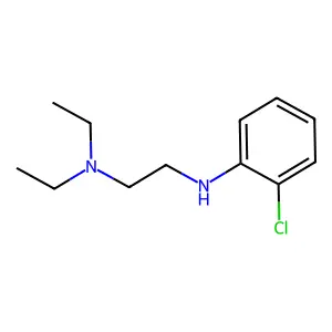 1,2-Ethanediamine, N'-(2-chlorophenyl)-N,N-diethyl- structure
