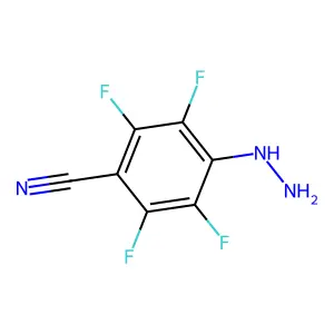 2,3,5,6-Tetrafluoro-4-hydrazinylbenzonitrile structure