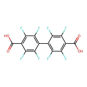 4-(4-Carboxy-2,3,5,6-tetrafluorophenyl)-2,3,5,6-tetrafluorobenzoic acid structure