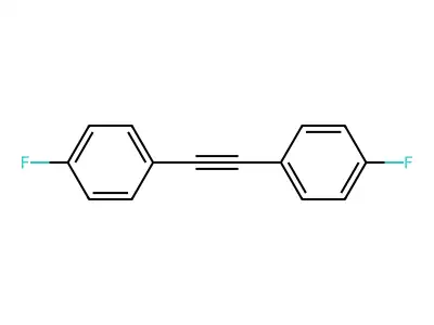 1-Fluoro-4-(2-(4-fluorophenyl)ethynyl)benzene structure