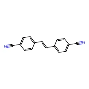 4-[2-(4-Cyanophenyl)ethenyl]benzonitrile structure