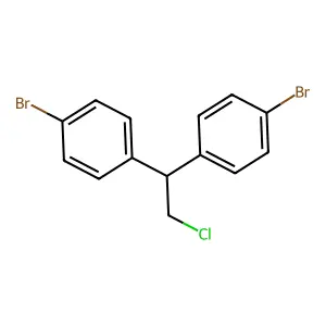 1,1'-(2-Chloroethane-1,1-diyl)bis(4-bromobenzene) structure