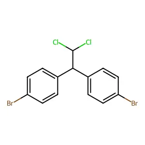 Benzene, 1,1'-(2,2-dichloroethylidene)bis(4-bromo- structure