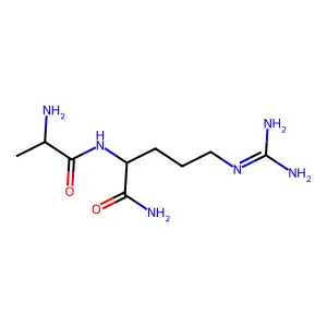 L-丙氨酰-L-精氨酰胺 structure