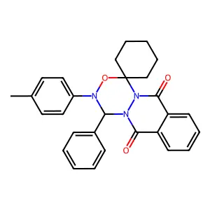 3-(4-methylphenyl)-4-phenylspiro[4H-[1,2,4,5]oxatriazino[5,4 structure