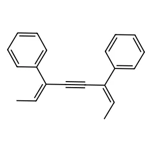 1,1'-(1,4-Diethylidene-2-butyne-1,4-diyl)bisbenzene structure