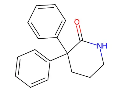 3,3-Diphenylpiperidin-2-one structure