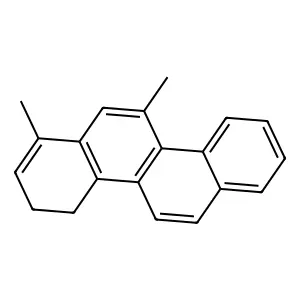 3,4-Dihydro-1,11-dimethylchrysene structure