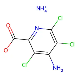 Ammonium 4-amino-3,5,6-trichloropicolinate structure