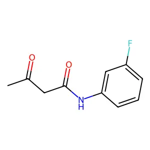 N-(3-fluorophenyl)-3-oxobutanamide structure