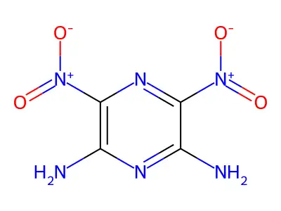 2,6-Diamino-3,5-dinitropyrazine structure