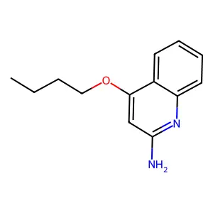 4-Butoxyquinolin-2-amine structure