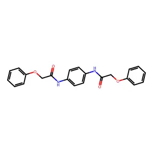 2-phenoxy-N-{4-[(phenoxyacetyl)amino]phenyl}acetamide structure