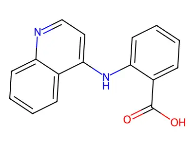 Anthranilic acid, N-(4-quinolinyl)- structure