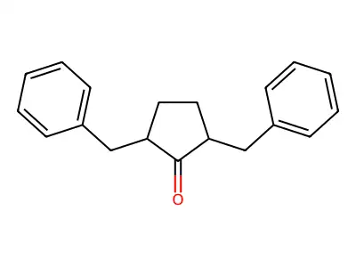 2,5-Dibenzylcyclopentanol structure