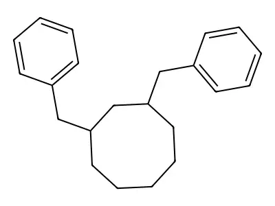 1,3-Dibenzylcyclooctane structure