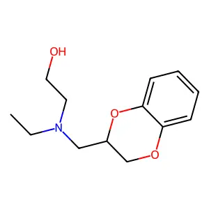 2-[2,3-Dihydro-1,4-benzodioxin-3-ylmethyl(ethyl)amino]ethanol structure
