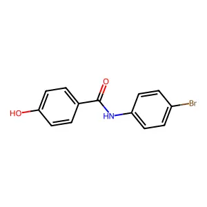 N-(4-bromophenyl)-4-hydroxybenzamide structure